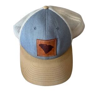 Men's South Carolina Leather Patch Trucker Hat